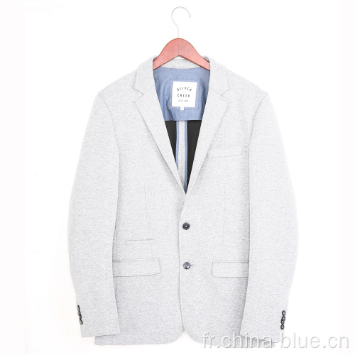 Blazer tricoté de haute qualité pour hommes